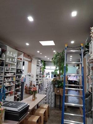 Bell Electrical Contractors Pic 4 - Adding extra lights for a shop in StKilda