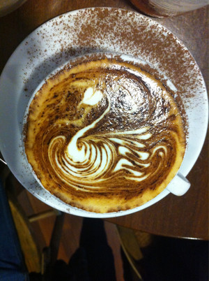 Coffee Trails Pic 3 - Its a swan