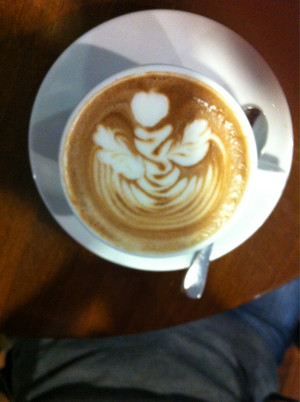 Coffee Trails Pic 2 - Its an angel