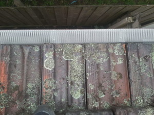 Gutter Guard Pic 5 - Gutter Guard to terracotta tiles