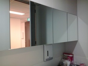 3AGlass Pic 4 - 4mm mirror fitted to cabinets