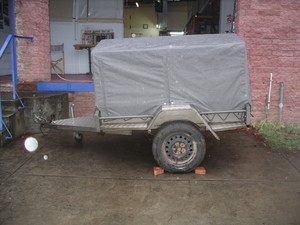 Canvas n Shades Pic 5 - Custom made trailer canopy