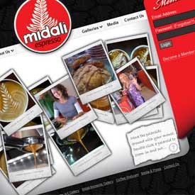 TobyJ.net Web Design Pic 2 - tobyjnet project midali espresso httpwwwmidalicomau