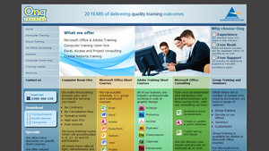 nimrodevans.com Pic 2 - Ong Training required their design to be refined and implemented with a strong focus on SEO We took time to test and refine the website to produce higher traffic to their site