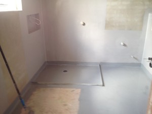 Where's Wallys Waterproofing Pic 2 - Shower floor and wall