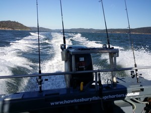 Hawkesbury Fishing Charters Pic 3 - A beautiful day