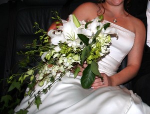 Denise's Wedding Flowers Pic 4 - bride cascade boquet