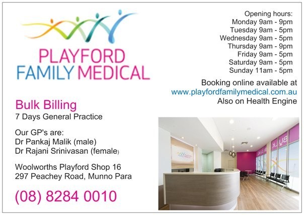 Playford Family Medical Pic 1