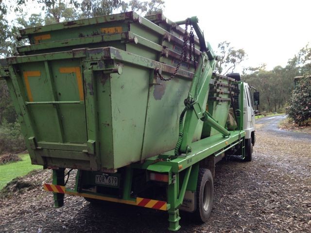 Order a Skip Bin Pic 1 - Order a Skip Bin3 4 6m3 skip bins on our delivery truck ready for delivery to the outer eastern south eastern suburbs For cheap skip bin hire and same day delivery