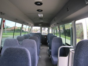 Blue Bay Bus Service Pic 5 - Comfortable with seat belts