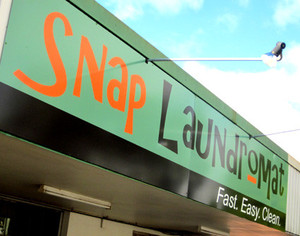 Snap Laundromat Pic 5 - Our front sign Come and see us