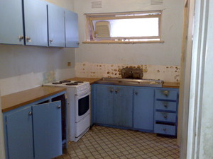 Complete Property Maintenance Services Pic 4 - Before picture of BUDGET kitchen upgrade for rental property