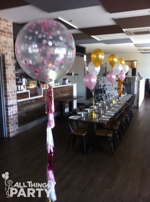 All Things Party Pic 2 - Giant Confetti Balloons with Tassels