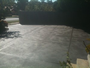 Simply Concrete Pic 2 - charcoal couloured job