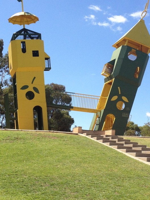 Monash Adventure Park Playground Pic 1 - Yes these are supposed to be leaning