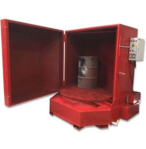 Australasian Machinery Dealer Services Pty Ltd Pic 4 - XM150 Industrial parts washer with 44 gallon drum Turntable diameter 1500 mm Job Height 1500 mm 1500kg max capacity