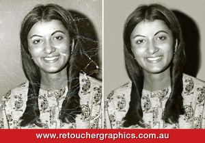 Retoucher Graphics Pic 3 - A beautiful face restored