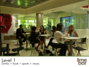 City Tattersalls Club Pic 5 - Lime Bar Level 1 Drinks Food sports music