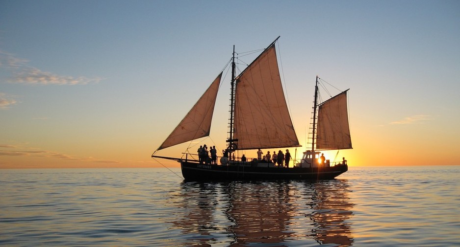 Intombi Broome's Pearling Lugger Experience Pic 1 - INTOMBI Sunset Sail Broome