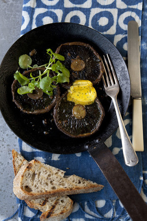 Zest Byron Bay Pic 5 - Mushrooms flavoured with Nepalese Spiced Butter