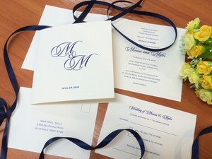 Fine Invitations Pic 2 - Classic wedding stationery from Fine Invitations Sydney