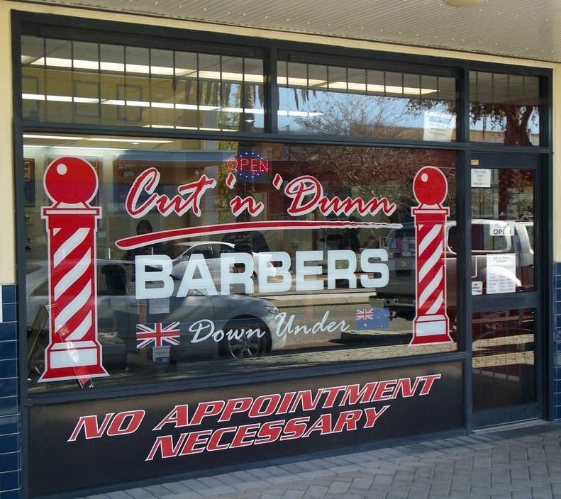 Cut 'n' Dunn barbers Pic 1 - Cut n Dunn Shop Front