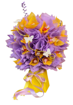 Sugar Surprise Pic 5 - Luxury Chocolate Bouquets Can be made with Ferrero Rocher Lindt or a mixture of both a typical bouquet is made with 45 chocolates but can add more or less to suite the customer