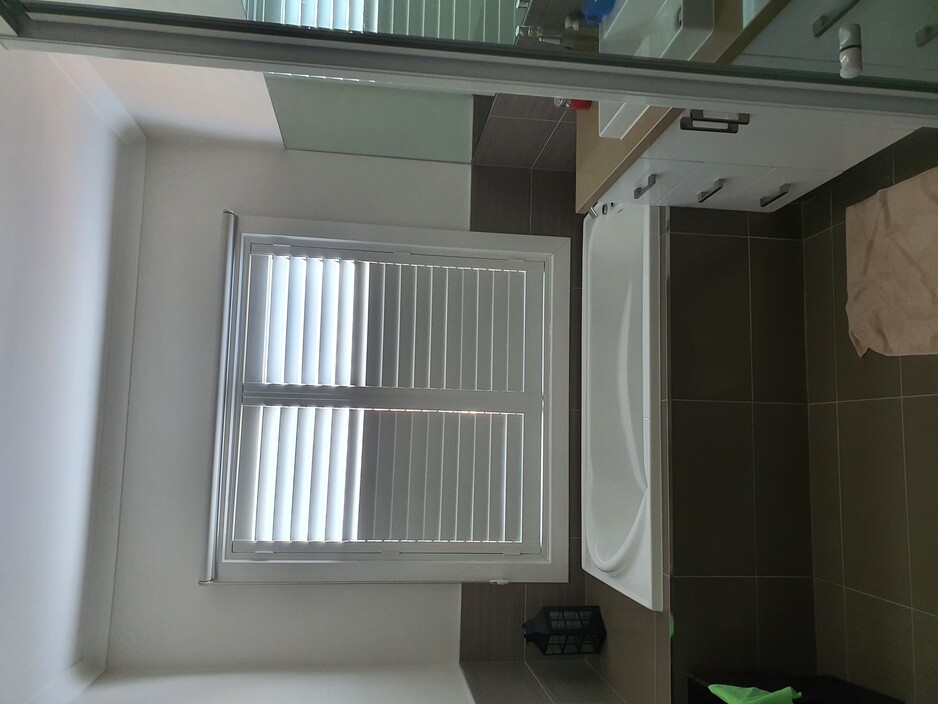 Plantation Shutter Specialists Pic 1 - Plantation Shutters Finish the Bathroom Renovation