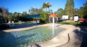 BIG 4 Noosa Bougainvillia Holiday Park Pic 4 - Resort style swimming pool with water play and toddlers splash pool