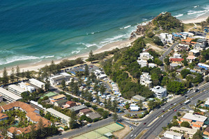 Ocean Beach Tourist Park Pic 3 - Ocean Beach beach on your doorstep