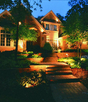 Dr.Watts Electrical Services Pic 5 - Have you ever thought of installing garden lighting It always looks amazing at night time Call DrWatts today 0488DRWATTS