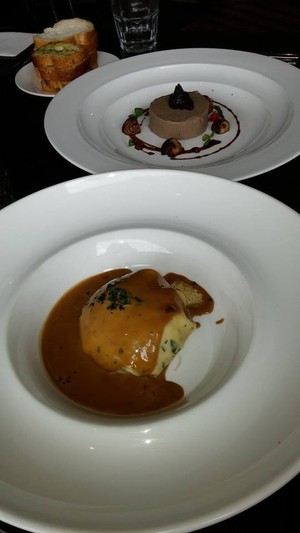 The Little Snail Restaurant Pic 4 - Mushroom and Leek Crepe and leek and Pate Maisons