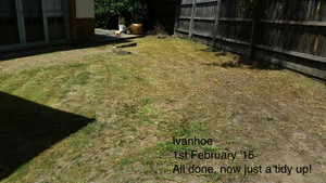 Burgo's Mowing Pic 5 - Ivanhoe VIC 01 Feb 15 All done now just a tidy up