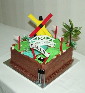 Cakeit4U Pic 4 - Mini Golf Theme Cake