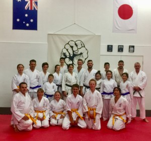 Karate Academy Sydney Pic 4 - One of the teensenior classes