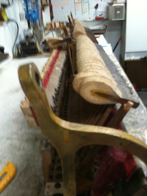 Emanuel Rey Mobile Piano Builder & Technician Pic 2 - Steinway actionmechanism before restoration