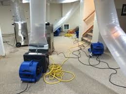 Queensland Flood Fire Mould Solutions Pic 3 - Drying Water Damaged Ceiling