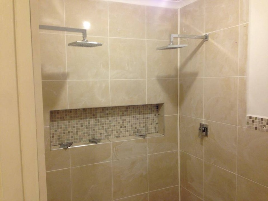 OnePlumb Plumbing Pic 1 - This is a before and after shot of a bathroom renovation done not to long ago