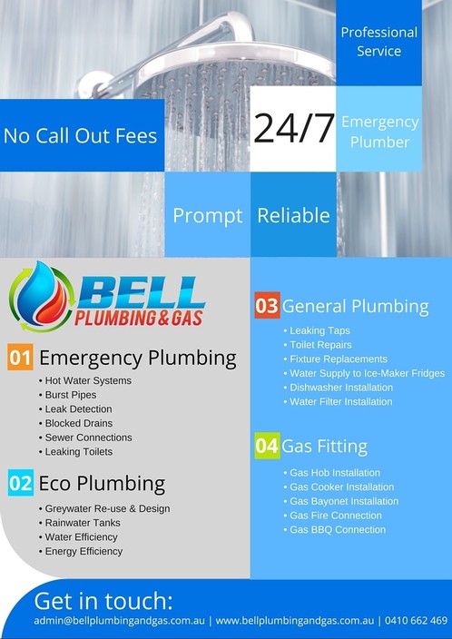 Bell Plumbing & Gas Pic 1 - Our Services Bell Plumbing Gas Rockingham Plumber