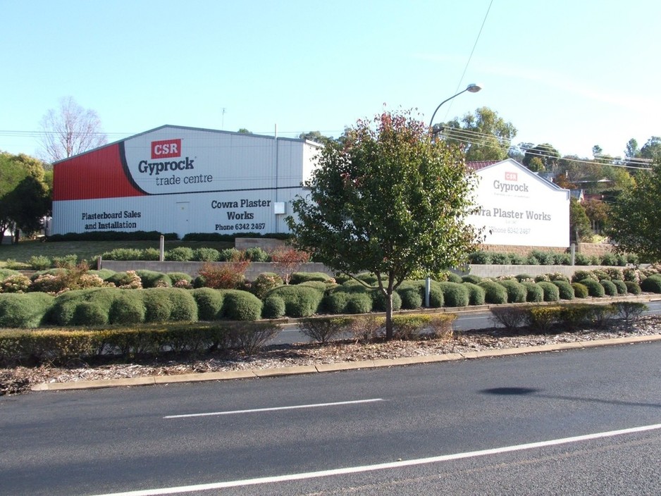 Cowra Plaster Works Pic 1 - Our shed stocked with all the plaster you need