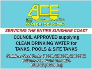 Ace Water Delivery Pic 1 - Water Delivery in Sunshine coast Spa Fill Sunshine Coast Filling pools sunshine coast