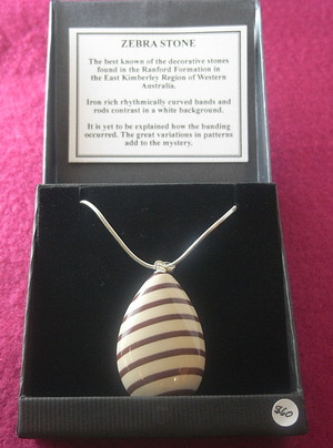 Aradon Pty Ltd Pic 5 - Zebra Stone Pendant