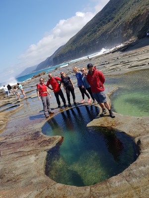 Project Fit Trekker Pic 3 - Project Fit Trekker hiking group at Figure 8 pools in Royal NP NSW