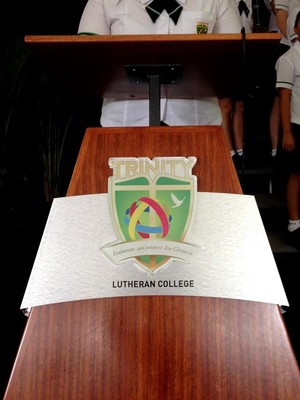 Nambawan Signs Pic 2 - 3D Lectern Branding