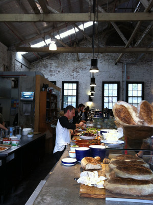 Kitchen by Mike Pic 2 - Freshly baked bread and canteen style ordering system Delicious roast chicken