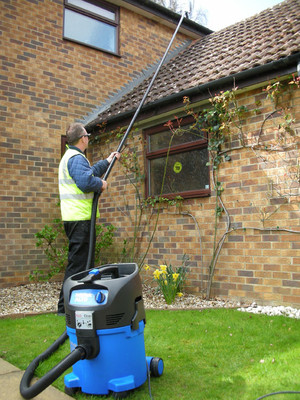 Casey Gutter Cleaning Pic 5 - Gutter cleaning from the safety of the ground