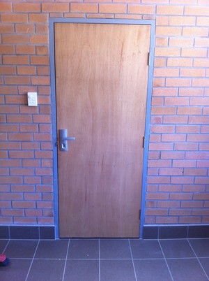 GCA Carpentry and Maintenance Pic 4 - instalation of new door with trilock at the Gabba