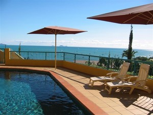 Toscana Village Resort Pic 3 - Front pool with views over the Coral Sea