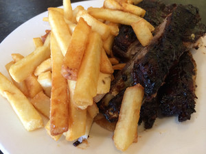 Charcoal Chicken Express Cafe Dianella Pic 2 - Lamb ribs and chips