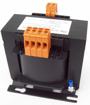 Altro Transformers Pic 2 - Single Phase Control Transformer T Series 20VA800VA 240V24V Enclosures are also available in standard IP22 or weatherproof variations